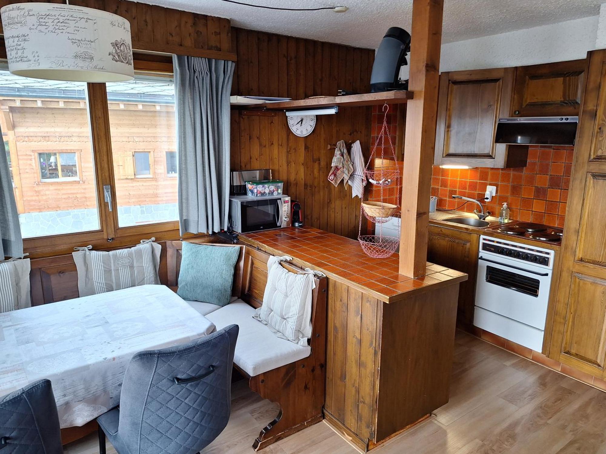 Les Collons1800- Bel Appart 2Pieces-4 Pers-Piscine-Sauna-Parking Int-Wifi Gratuit Vex المظهر الخارجي الصورة